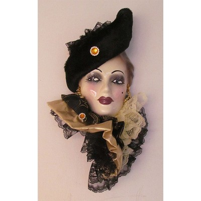 Unique Creations Large Lady Face Mask Wall Hanging Decor   253801136242